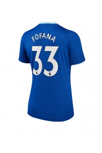 Chelsea Wesley Fofana #33 Fotballdrakt Hjemme Klær Dame 2022-23 Korte ermer